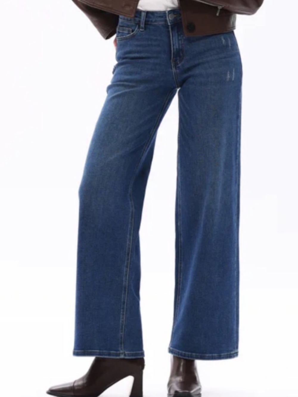 MAKE AN OFFER - ONESO Eloquii Wide-Leg Mid-rise Stretch Jeans